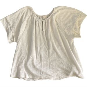 a.n.a white flowing blouse